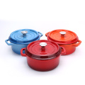 German Die Cast iron Big  Kitchen Ware Enamel Dutch Oven Cast Iron Cookware Set Hot Pot casserole Sets